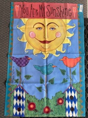 Toland-You Are My Sunshine-Flag NWOT